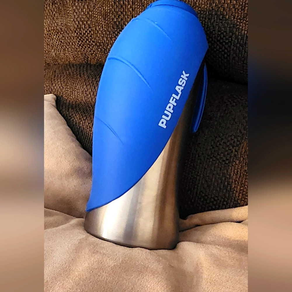 Pupflask Large Dog Water Bottle  Stainless Steel 27 0z
